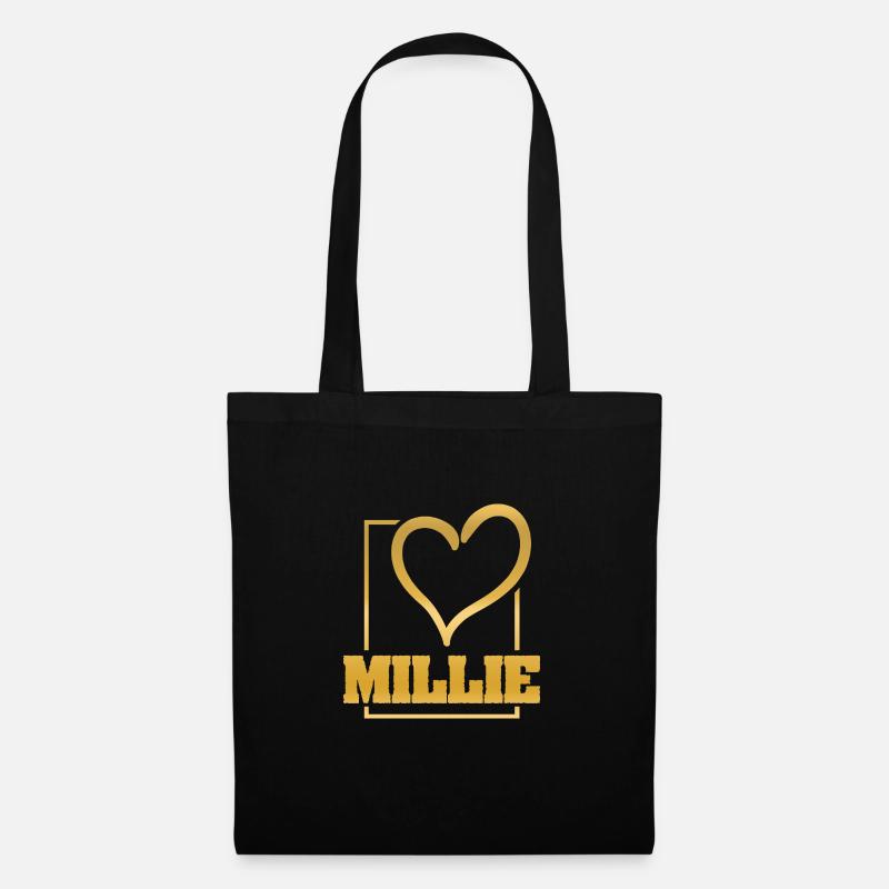 Millie - Stoffbeutel - Schwarz