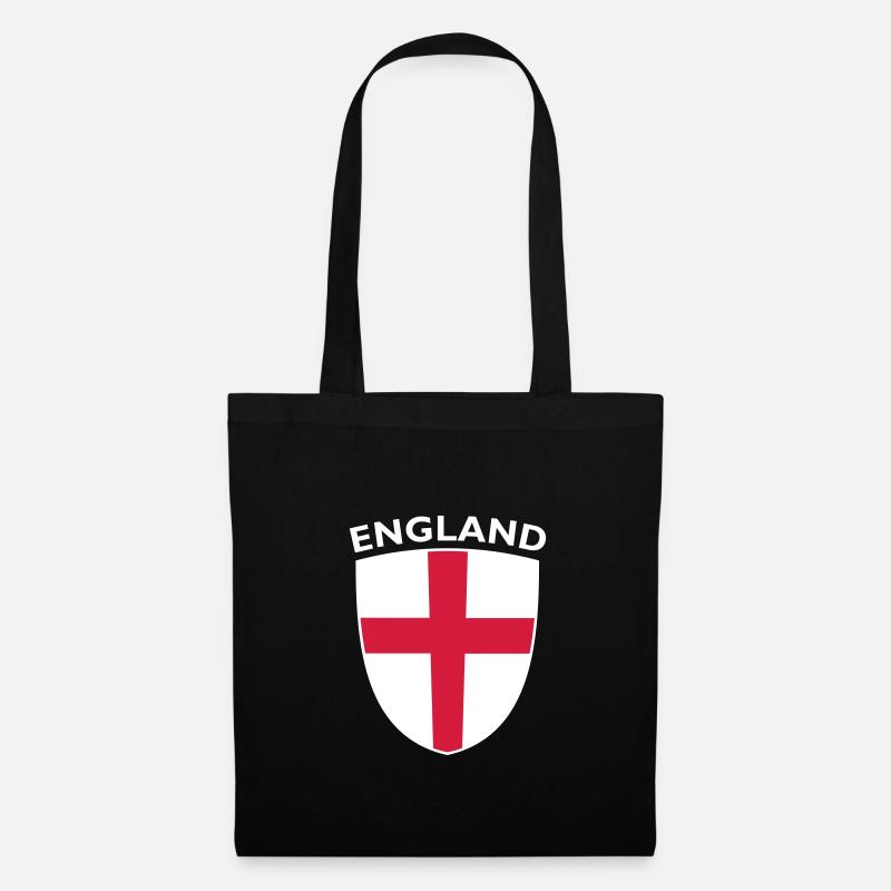 Bouclier de l'Angleterre - Sac en tissu - noir