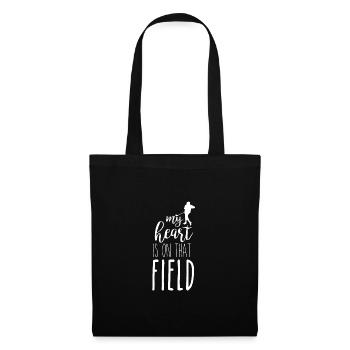 Drôle de Floorball Floorball T Shirt Cadeau - Sac en tissu - noir - Devant