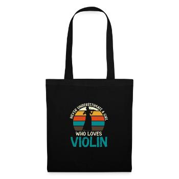 Violin Violinist Orchestra Lovers of classical music - Tote Bag - black - Front