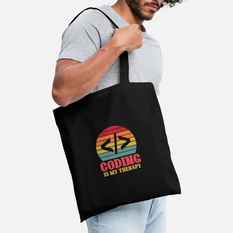 Programmer Geek Computer Programming Coder L Tote Bag