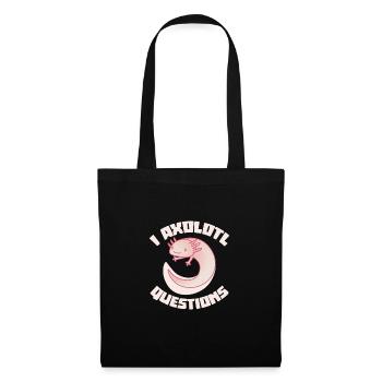 Funny Axolotl Cute Kawaii Animal Fun Liebhab - Tote Bag - black - Front