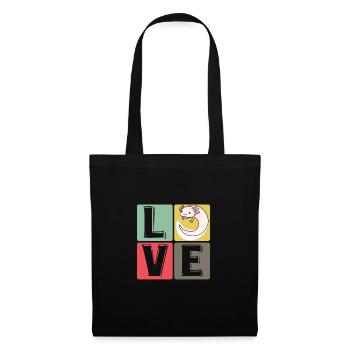 Funny Axolotl Cute Kawaii Animal Fun Liebhab - Tote Bag - black - Front