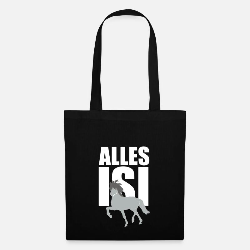 ALLES ISI - Stoffbeutel - Schwarz