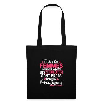 Arts Plastiques Dessin Prof Professeur Métier - Sac en tissu - noir - Devant