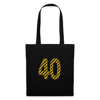 ANNIVERSARY. HAPPY BIRTHDAY. HAPPY BIRTHDAY. - Tote Bag - black - Front