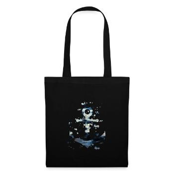 Watercolor anchor - Tote Bag - black - Front