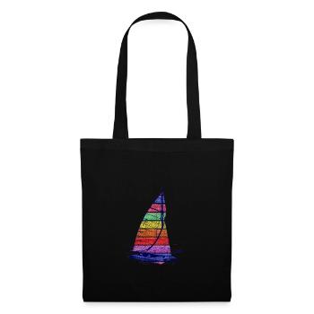 Catamaran Rainbow Freedom - Tote Bag - black - Front
