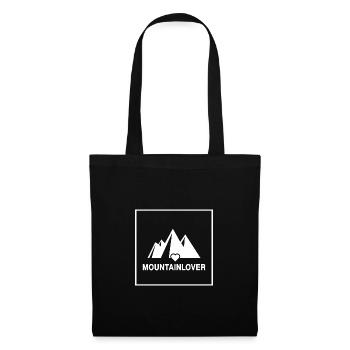Bergfex Bergwandern Bergsteiger Servus Alpin - Sac en tissu - noir - Devant