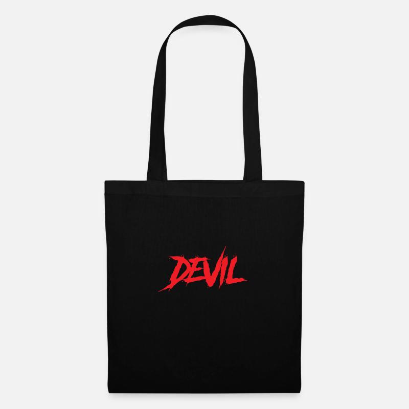 DEVIL - Stoffbeutel - Schwarz