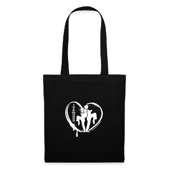 Taekwondo-girl Taekwondo-sisters Allkampf - Tote Bag - black - Front