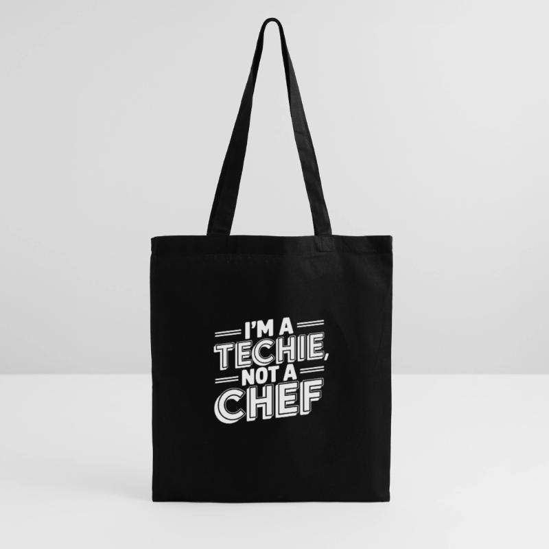 Techie Not a Chef Technician IT Programmer Tote Bag