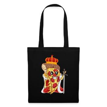 Pizza King Queen PartnerLook Costume Team Partner - Tote Bag - black - Front