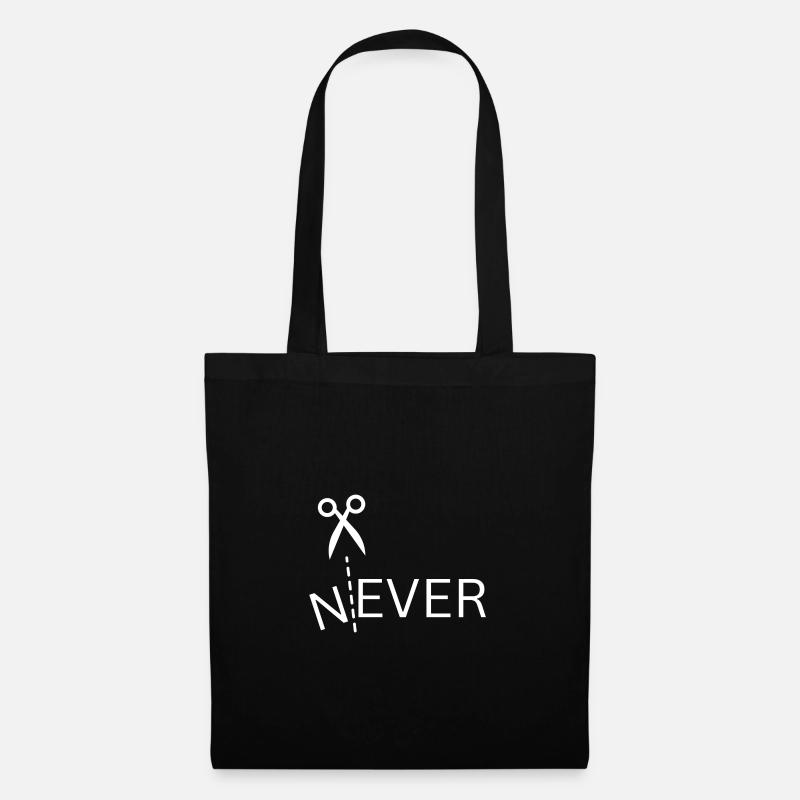 Never, Never, Always, Attitude, Positive Mind - Tote Bag - black