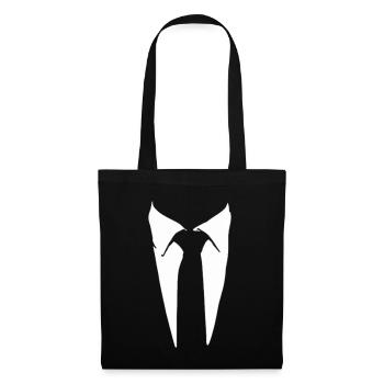 Attacher - Sac en tissu - noir - Devant