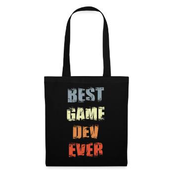 Motivation Spieleentwicklung - Stoffbeutel - Schwarz - Vorne