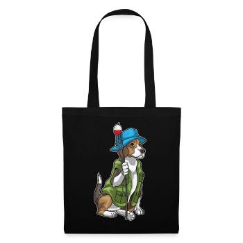 Canne à pêche pour pêche de pêche pour pêcheurs de pêche - Sac en tissu - noir - Devant