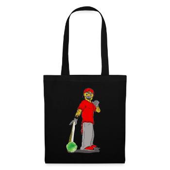 Clown with Sweets - Stoffbeutel - Schwarz - Vorne