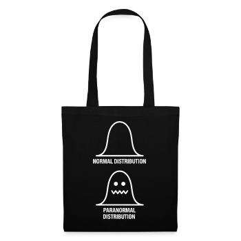 Math Statistics Normal Paranormal Distribution - Tote Bag - black - Front