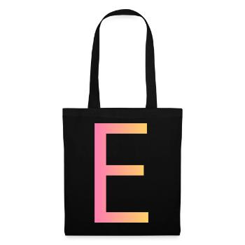 E - Tote Bag - black - Front