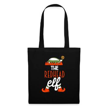 The Redhead Elf Ginger Red Haired Red Head Irish - Tote Bag - black - Front