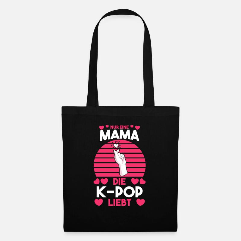 Mutter Mama Anime K-pop - Stoffbeutel - Schwarz