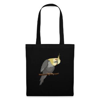 cockatiel cockatoo parrot bird gift - Tote Bag - black - Front