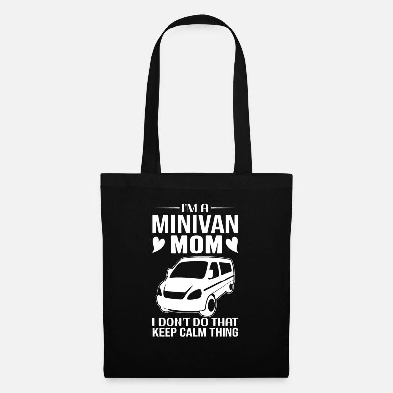 Minivan Moms Lifestyle Mom Drives Minivan Mamas - Stoffbeutel - Schwarz