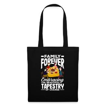 Family Forever Embracing the Beautiful Tapestry - Tote Bag - black - Front