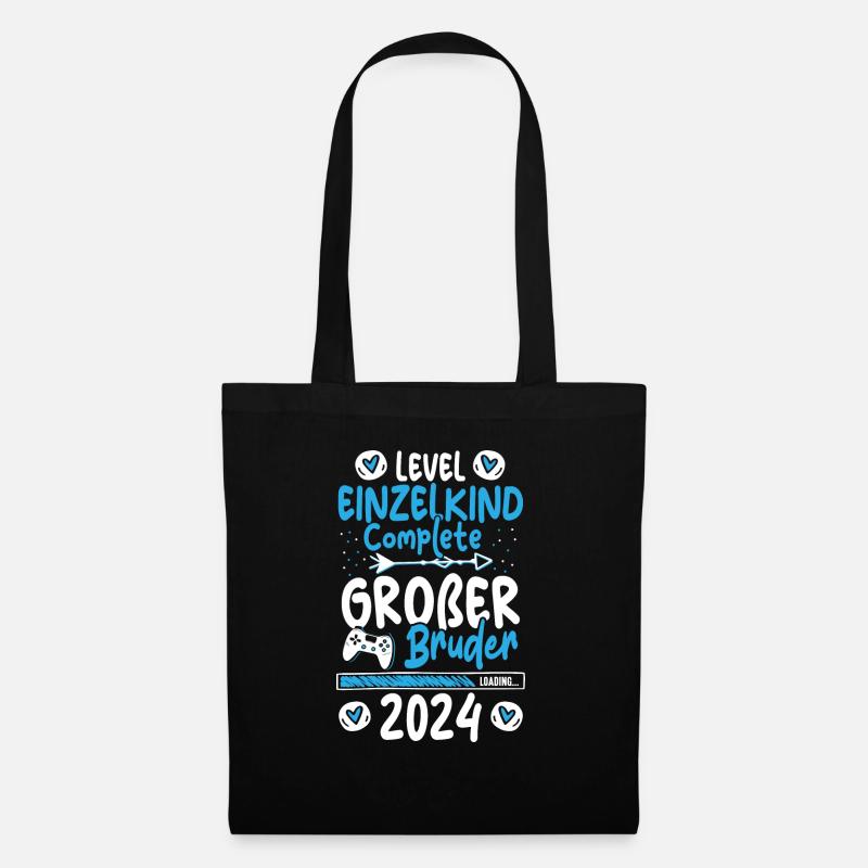 Großer Bruder 2024 - Stoffbeutel - Schwarz