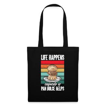 Concha Hispanic Mexican Pan Dulce - Tote Bag - black - Front