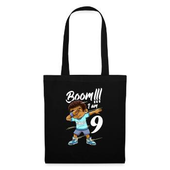 Boom Im 9 Year Old Black Boy Dabbing - Tote Bag - black - Front
