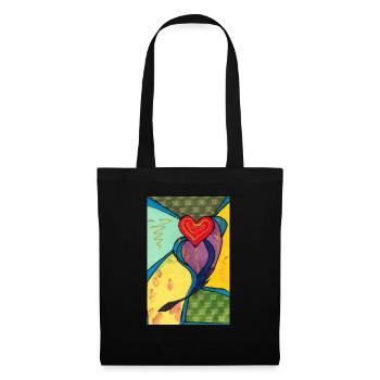 Heart - Tote Bag - black - Front