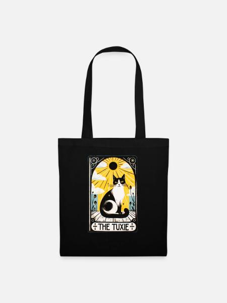 Tuxie-Tarot - Stoffbeutel - Schwarz