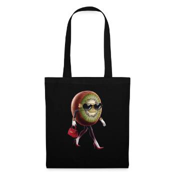 Kiwi - Stoffbeutel - Schwarz - Vorne