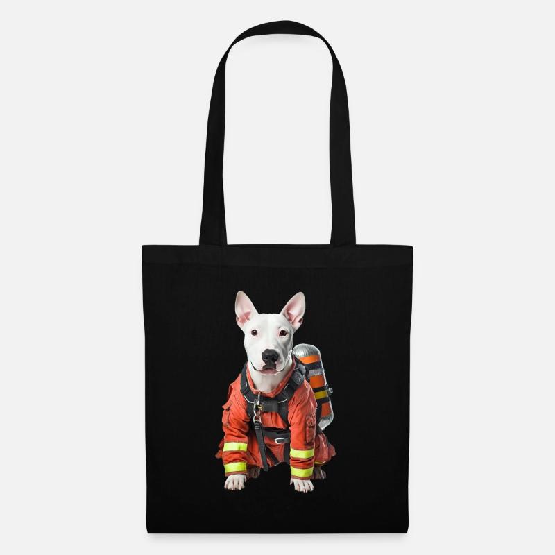 Bullterrier - Stoffbeutel - Schwarz
