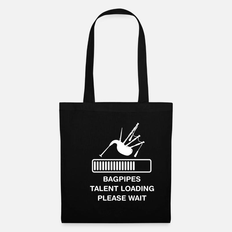BAGPIPES TALENT LOADING PLEASE WAIT - Stoffbeutel - Schwarz