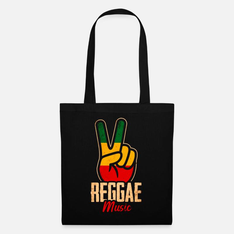 Reggae Musik - Stoffbeutel - Schwarz