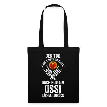 Ostdeutschland Ossi Deutschland DDR - Stoffbeutel - Schwarz - Vorne