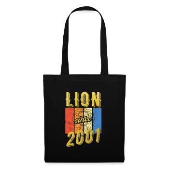 Léo 2001 Zodiac Cadeau d’anniversaire - Sac en tissu - noir - Devant