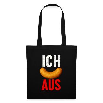 Lustiger Spruch Humor Ich Flip Aus Geschenkidee - Stoffbeutel - Schwarz - Vorne