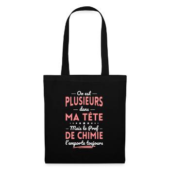 Plusieurs dans tête la Prof de Chimie l'emporte - Sac en tissu - noir - Devant