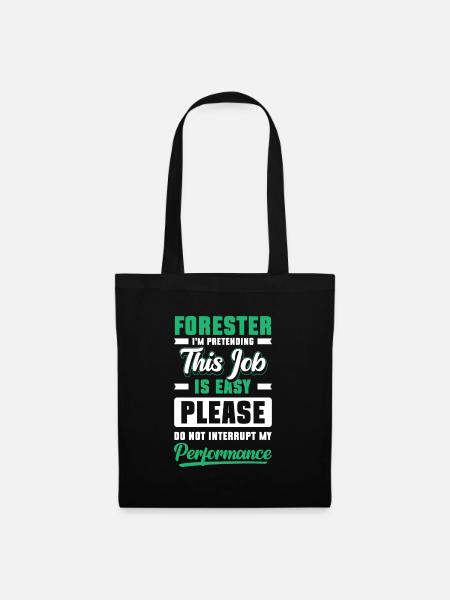 Förster Jäger - Stoffbeutel - Schwarz