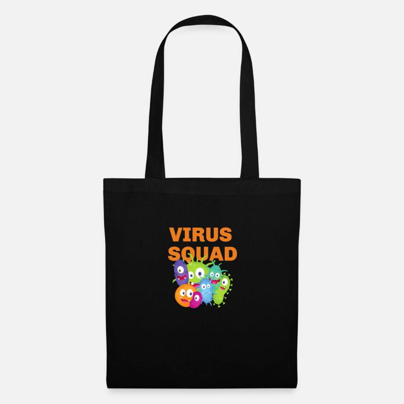 Team virus - Tote Bag - black