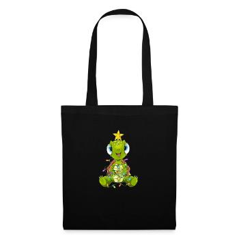 Tortues Christmas Tree Christmas Gift S - Sac en tissu - noir - Devant