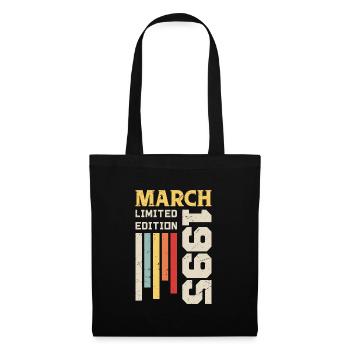 March 1995 - Birthday Gift March 1995 March - Tote Bag - black - Front