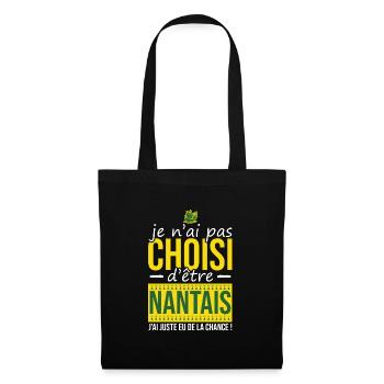 Nantais chanceux Nantes Bretagne FC Nantes - Sac en tissu - noir - Devant