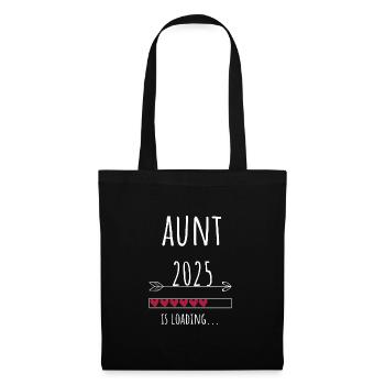 Future Aunt 2025 Pregnancy Announcement - Tote Bag - black - Front