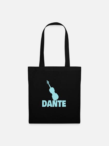 Geschenk für Dante - Stoffbeutel - Schwarz