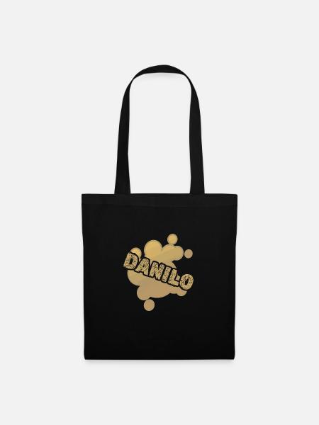 Geschenk für Danilo - Stoffbeutel - Schwarz